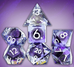 Sirius Dice - Sharp Edge Midnight 7pc